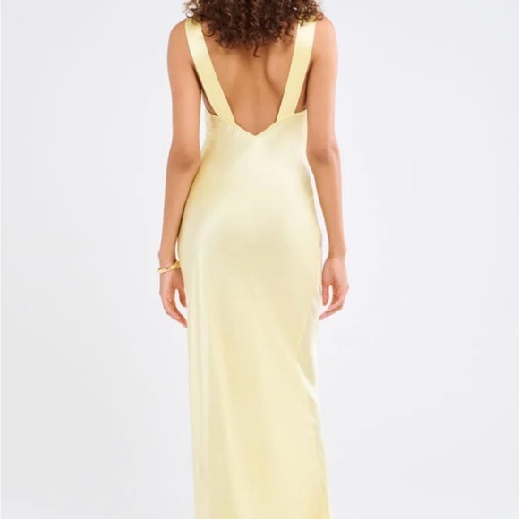 Rumored Elegant Cream Maxi Dress - Picture 2 of 5